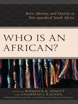 cover image of Who Is an African?